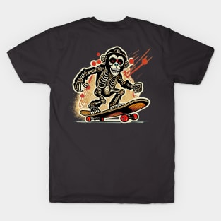 Monkey Skateboarder T-Shirt